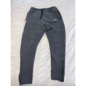 Alpha Clothing Co Tech Zip Joggers - Gray